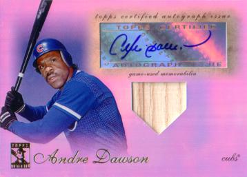 Andre Dawson Authentic Autograph Card