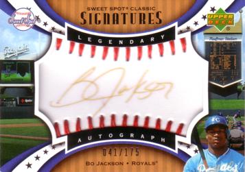 Bo Jackson Authentic Autograph Card