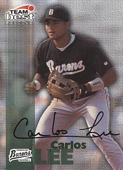 Carlos Lee Autograph Card