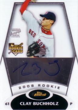 Clay Buchholz Authentic Autograph Card