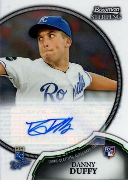 2011 Bowman Sterling Danny Duffy Certified Autograph Rookie Card