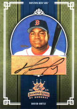 David Ortiz Authentic Autograph Card