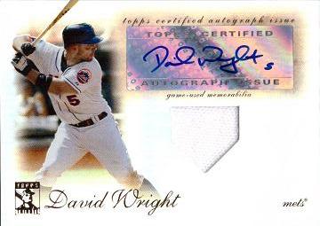 David Wright Autograph Jersey Baseball Card