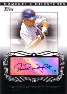 David Wright Authentic Autograph Card
