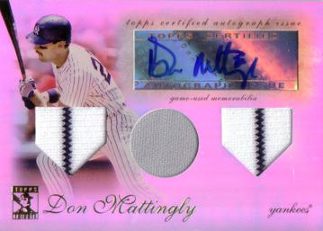 Don Mattingly Authentic Autograph Card