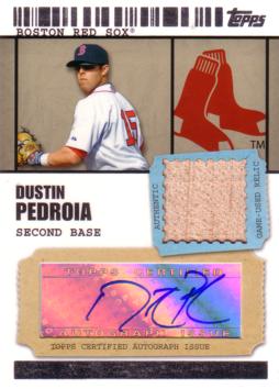 Dustin Pedroia Authentic Autograph Card