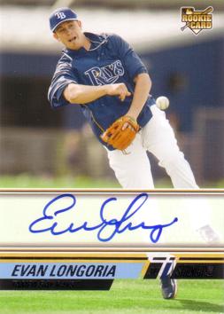 Evan Longoria Authentic Autograph Rookie Card