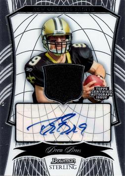 Drew Brees Autograph Jersey Card