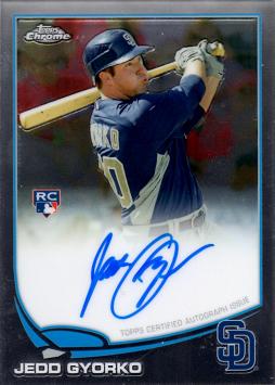 Jedd Gyorko Certified Autograph Rookie Card