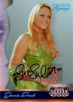 2007 Donruss Americana Jennie Finch Certified Autograph Card