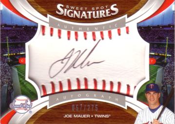 Joe Mauer Authentic Autograph Card