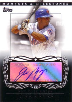 Jose Reyes Authentic Autograph Card
