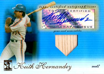 Keith Hernandez Authentic Autographed Jersey Card