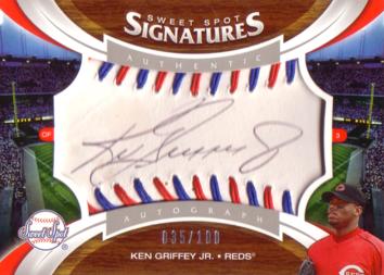 Ken Griffey Jr Authentic Autograph Card