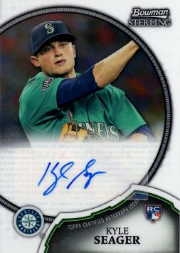 2011 Bowman Sterling Kyle Seager Autograph Baseball Rookie Card