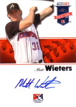 Matt Wieters Authentic Autograph Minor League Card