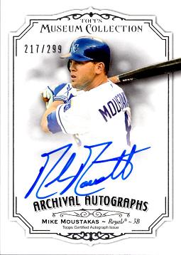 Mike Moustakas Certified Autograph Card