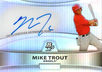 Mike Trout Certified Autograph Baseball Card