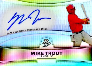 Mike Trout Certified Autograph Rookie Card