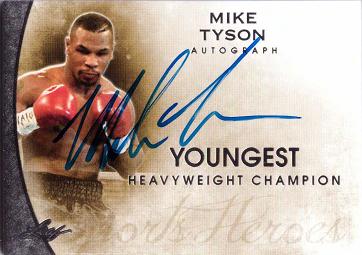 2014 Leaf Q Mike Tyson Certified Autograph Card