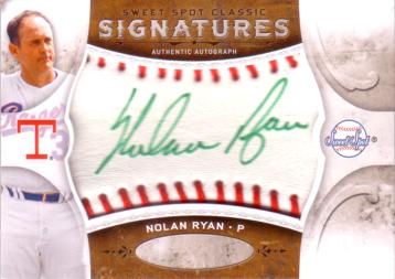 Nolan Ryan Authentic Autograph Card