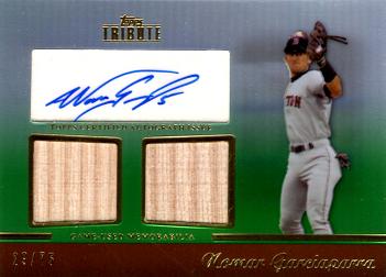 Nomar Garciaparra Certified Autographed Bat Card