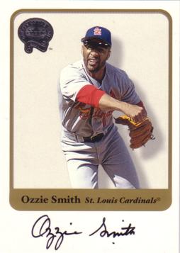 Ozzie Smith Authentic Autograph Card