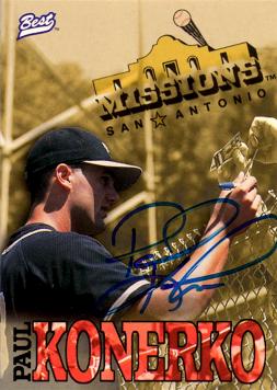 Paul Konerko Certified Autograph Baseball Card