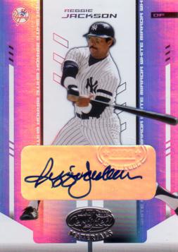 Reggie Jackson Authentic Autograph Card