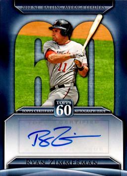 Ryan Zimmerman Certified Autograph Card