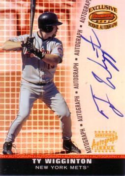 Ty Wigginton Autograph Rookie Card
