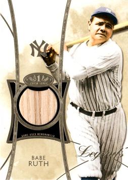 Babe Ruth Game Used Bat Card