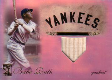Babe Ruth Game Used Bat Card