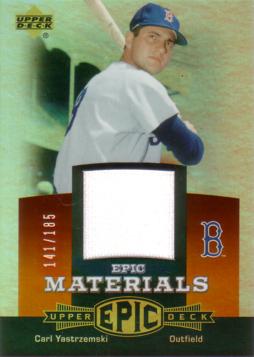 Carl Yastrzemski Game Worn Jersey Card