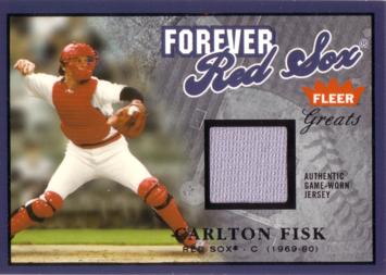 Carlton Fisk Jersey Card