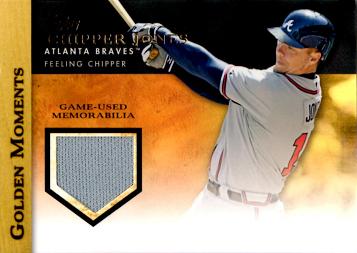 Chipper Jones Game Worn Jersey Card