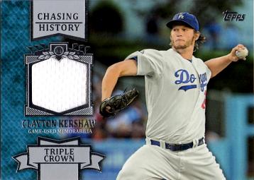 Clayton Kershaw Game Worn Jersey Card