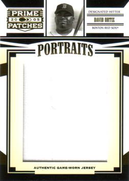 David Ortiz Game Worn Jersey Card