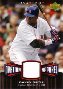 David Ortiz Game Worn Jersey Card