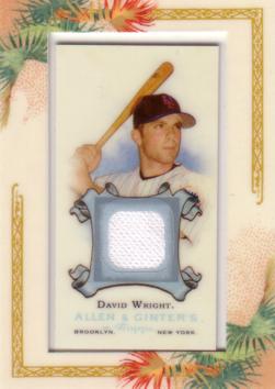 David Wright Game Worn Jersey Card