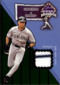 Derek Jeter Game Worn Jersey Card