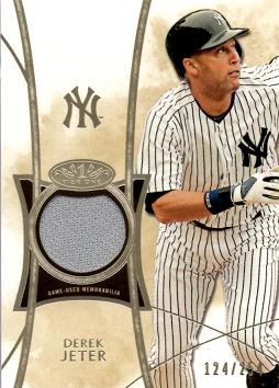 Derek Jeter Game Worn Jersey Card