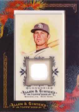 Evan Longoria Game Worn Jersey Card