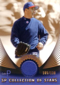Greg Maddux Game Worn Jersey Card