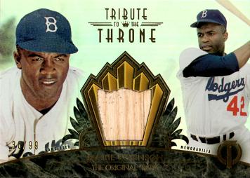 Jackie Robinson Game Used Bat Card