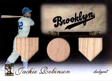 Jackie Robinson Game Used Bat Card