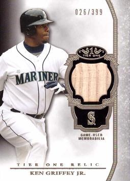 Ken Griffey Jr. Game Used Bat Card