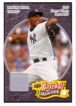 Mariano Rivera Game Worn Jersey Card