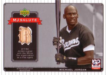 Michael Jordan Game Used Bat Card