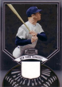 Mickey Mantle Game Worn Jersey Card